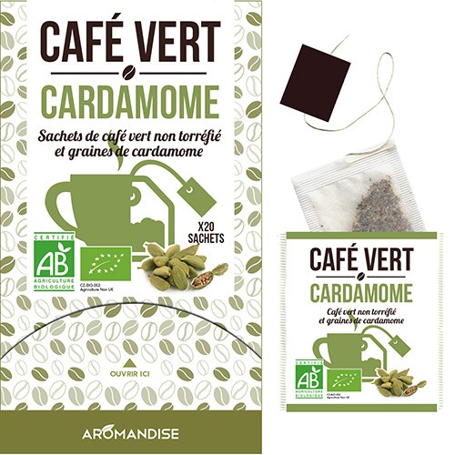 Café vert en sachet bio - Aromandise