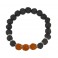 Bracelet en pierre de lave